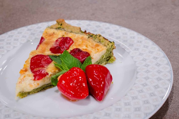 ΤΑΡΤΑ ME ΣΠΑΝΑΚΙ & ΠΙΠΕΡΙΕΣ KAΡΔΟΥΛΕΣ - ΣΕΦ ΣΤΟΝ ΑΕΡΑ