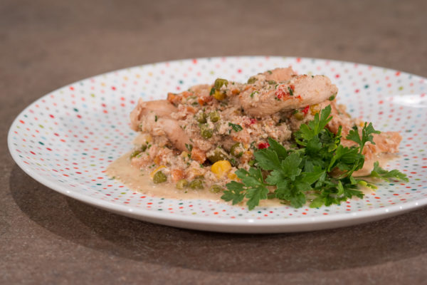 ΚΟΤΟΠΟΥΛΟ ΣΤΗΝ ΚΑΤΣΑΡΟΛΑ ΜΕ ΛΑΧΑΝΙΚΑ & ΚΡΕΜΑ ΚΑΡΥΔΙΟΥ - ΣΕΦ ΣΤΟΝ ΑΕΡΑ