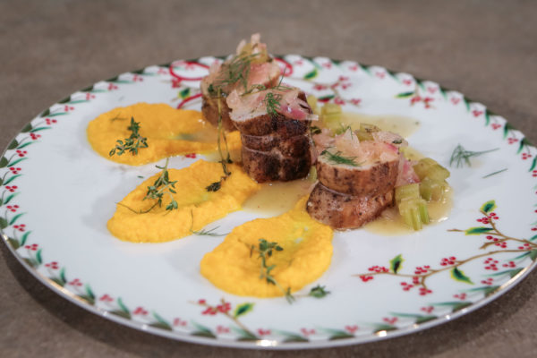 ΨΑΡΟΝΕΦΡΙ ΜΕ ΠΟΥΡΕ ΚΑΡΟΤΟΥ & ΣΑΛΤΣΑ ΣΕΛΕΡΙ - ΣΕΦ ΣΤΟΝ ΑΕΡΑ